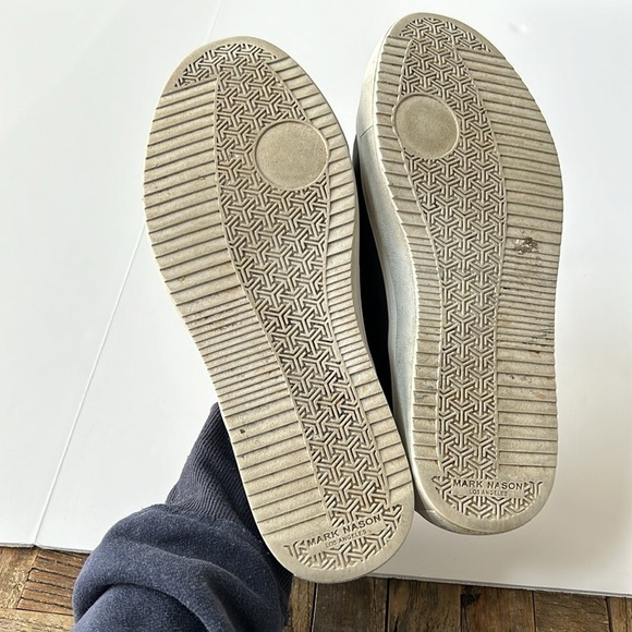 Mark Nason Skechers Collab Black Heart Slip On Shoes - Picture 6 of 7